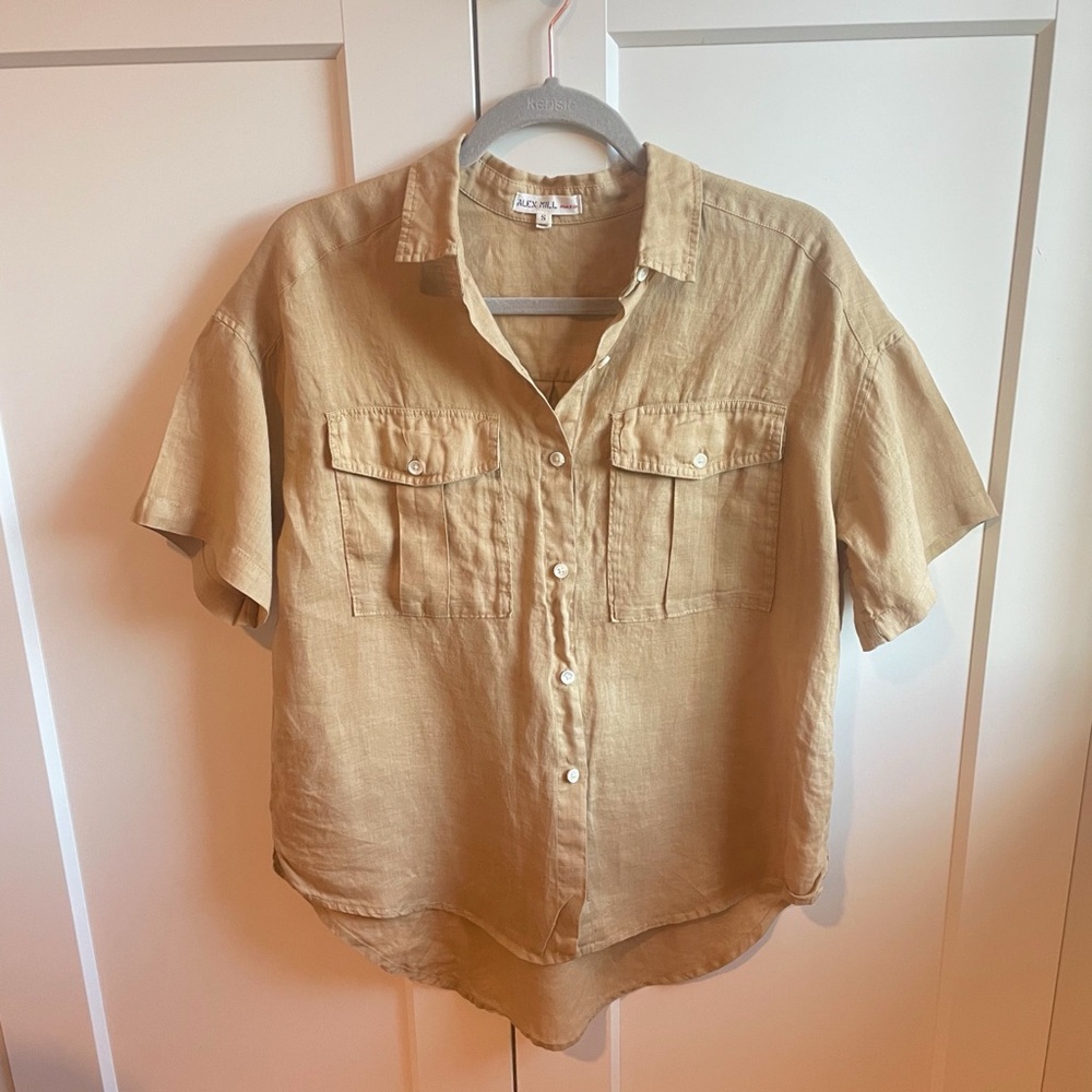 Alex Mill linen utility shirt